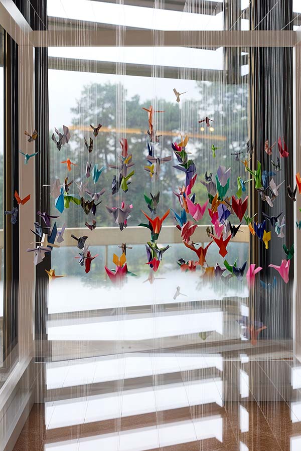 Paper Doves in Case
