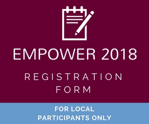 Empower 2018 Registration Form for Local Participants Empower 2018 Registration Form for Local Participants
